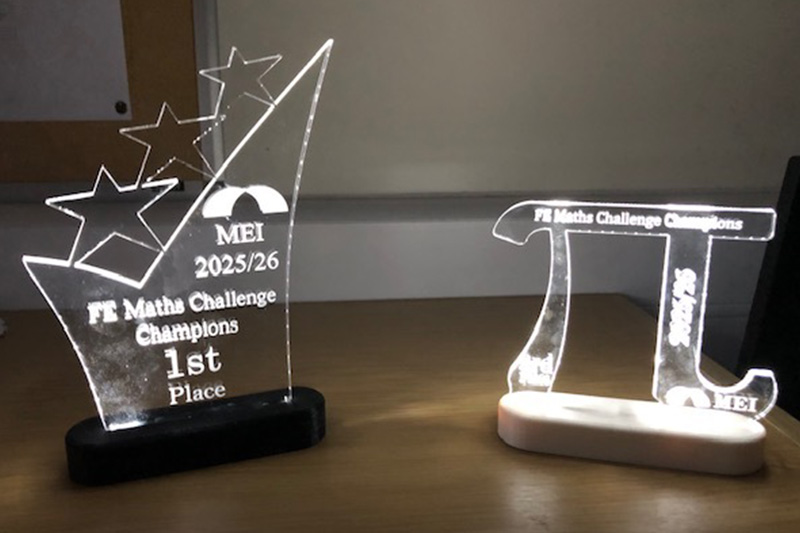 Math MEI trophies